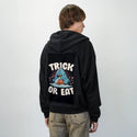 trickoreat patch on male essential zip hoodie in after hours