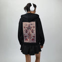 truelove patch on female essential zip hoodie in after hours