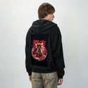 urbansamurai patch on male essential zip hoodie in after hours
