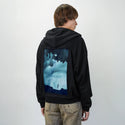 vasteuphoria patch on male essential zip hoodie in after hours