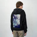 vinylsingles patch on male essential zip hoodie in after hours