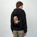 vitamincyouinhell patch on male essential zip hoodie in after hours