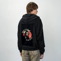 whatatimetobealive patch on male essential zip hoodie in after hours