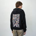 witness patch on male essential zip hoodie in after hours