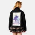 x patch on female atelier canvas jacket in nightfall