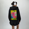 youdoyou patch on female essential zip hoodie in after hours