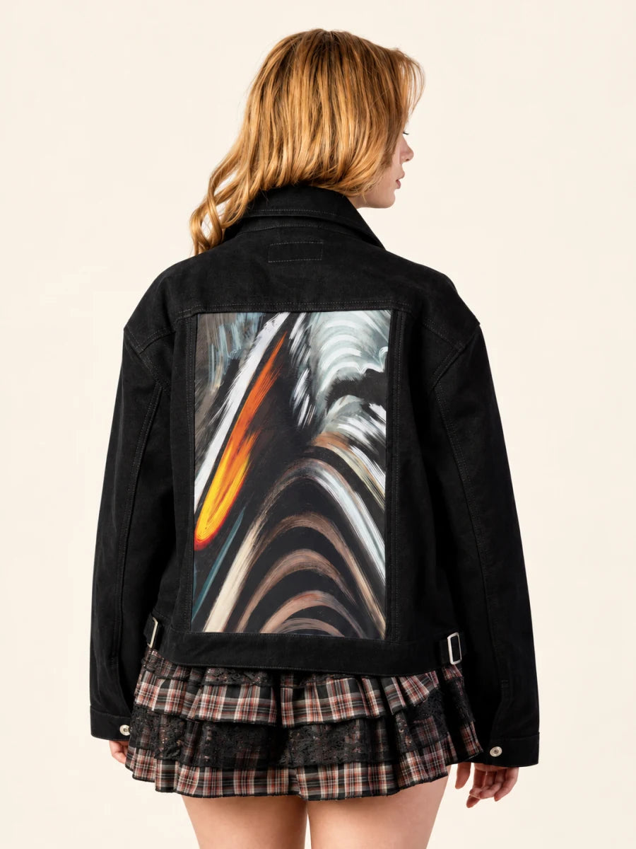 Nightfall Workwear Jacket with Blurst art panel