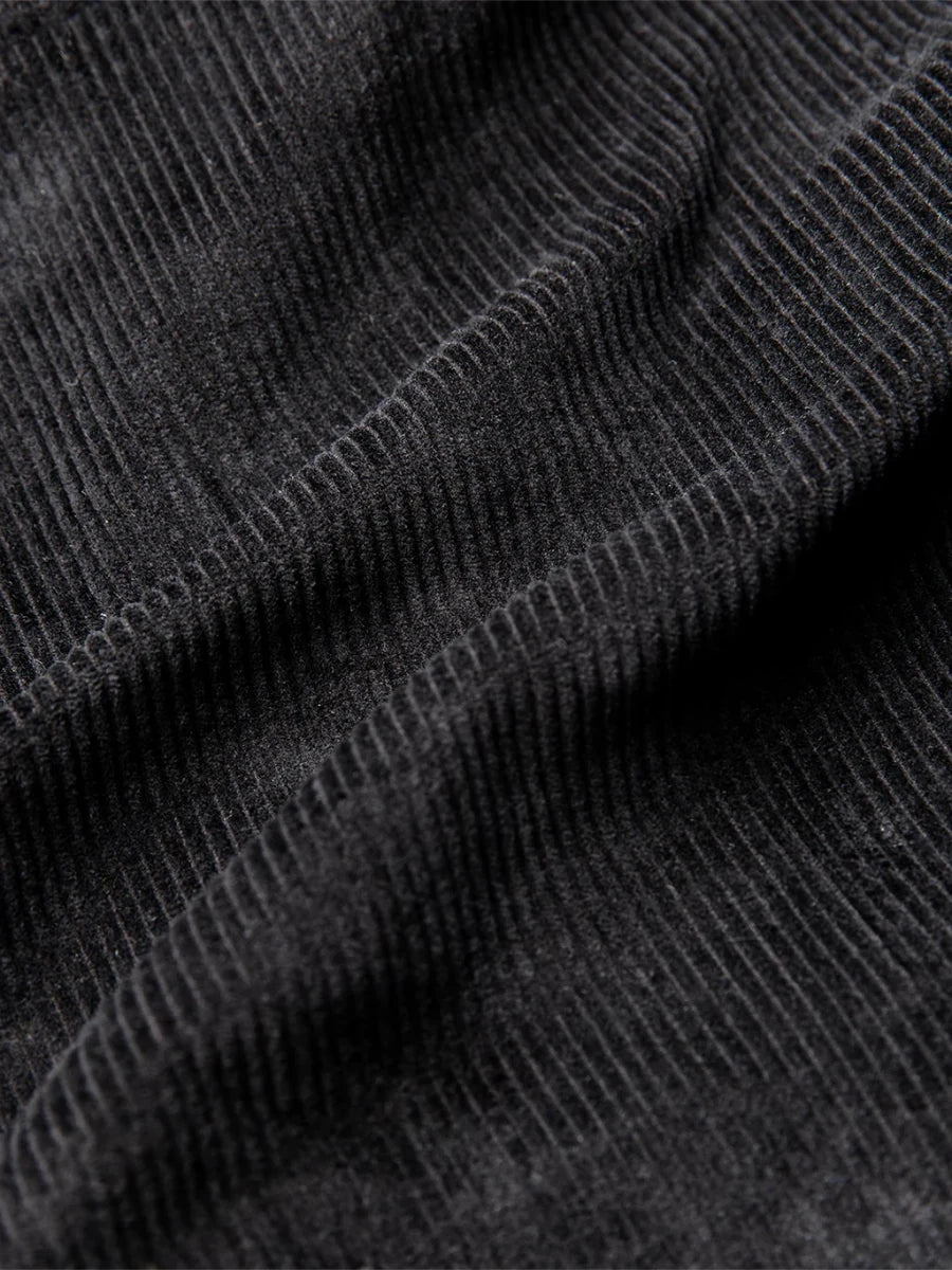 Onyx Hoodie: corduroy fabric close-up