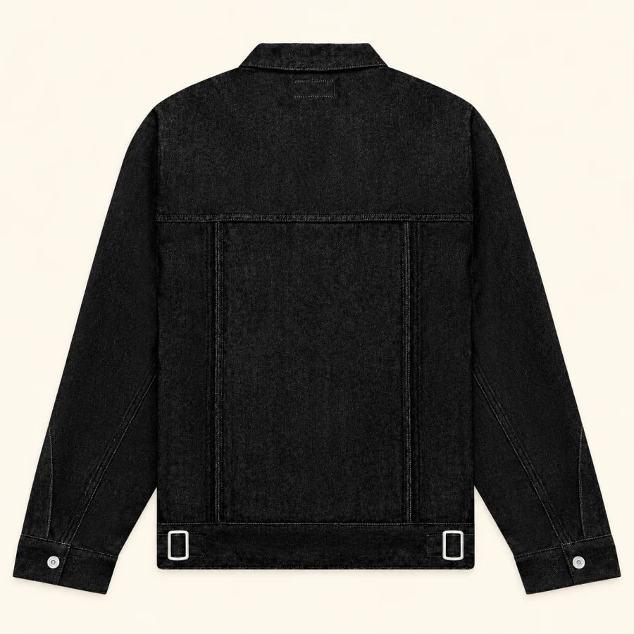 Raven Denim Jacket: back and integrated panel